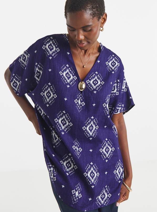 JD WILLIAMS Linen Mix Tunic 30